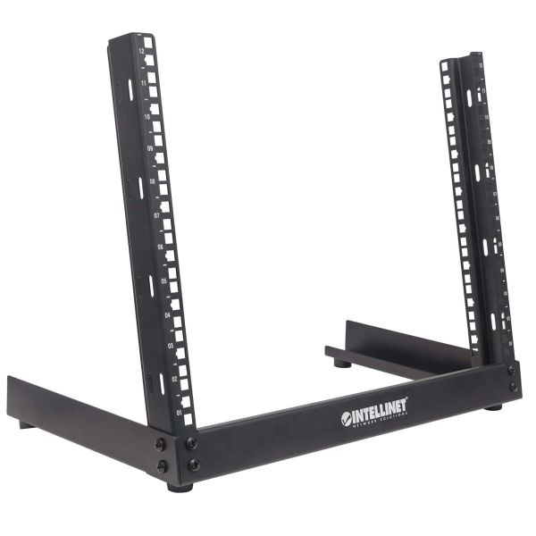 Intellinet 19" open frame rack desktop, 12U, zwart, bouwpakket, max. 10 kg (714747) Intellinet 19" open frame rack desktop, 12U, zwart, bouwpakket, max. 10 kg (714747)