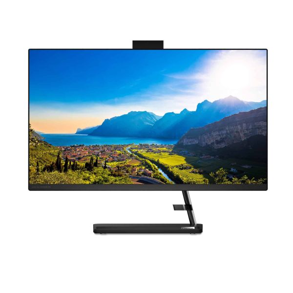 Lenovo IdeaCentre F0FY00MGGE All-in-One PC/workstation AMD Ryzen™ 7 7730U 68,6 cm (27") 1920 x 1080 Pixels Alles-in-één-pc 16 GB DDR4-SDRAM 1 TB SSD Windows 11 Home Wi-Fi 6 (802.11ax) Zwart (F0FY00MGGE)