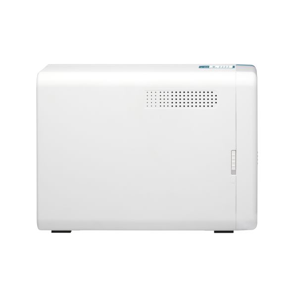 QNAP TS-251D NAS Tower Intel® Celeron® J4005 2 GB DDR4 4 TB HDD QNAP Turbo System Blauw, Wit