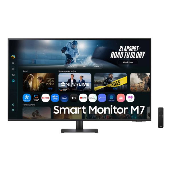 Samsung M7 M70F computer monitor 109,2 cm (43") 3840 x 2160 Pixels 4K Ultra HD LCD Zwart (LS43FM700UUXEN)