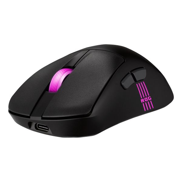 ASUS ROG Keris II Origin BLK muis Gamen Rechtshandig RF Wireless + Bluetooth + USB Type-A Optisch 42000 DPI (90MP04A0-BMUA00)