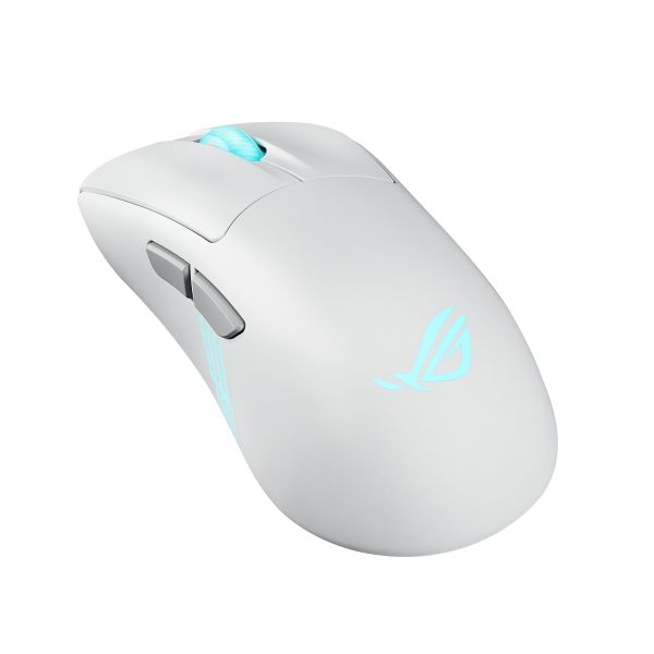 ASUS ROG Keris II Origin WHT muis Gamen Rechtshandig RF Wireless + Bluetooth + USB Type-A Optisch 42000 DPI (90MP04A0-BMUA10) ASUS ROG Keris II Origin WHT muis Gamen Rechtshandig RF Wireless + Bluetooth + USB Type-A Optisch 42000 DPI (90MP04A0-BMUA10)
