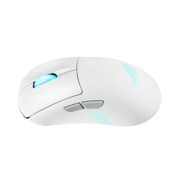 ASUS ROG Keris II Origin WHT muis Gamen Rechtshandig RF Wireless + Bluetooth + USB Type-A Optisch 42000 DPI (90MP04A0-BMUA10) ASUS ROG Keris II Origin WHT muis Gamen Rechtshandig RF Wireless + Bluetooth + USB Type-A Optisch 42000 DPI (90MP04A0-BMUA10)