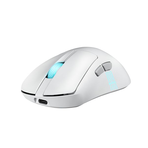ASUS ROG Keris II Origin WHT muis Gamen Rechtshandig RF Wireless + Bluetooth + USB Type-A Optisch 42000 DPI (90MP04A0-BMUA10) ASUS ROG Keris II Origin WHT muis Gamen Rechtshandig RF Wireless + Bluetooth + USB Type-A Optisch 42000 DPI (90MP04A0-BMUA10)