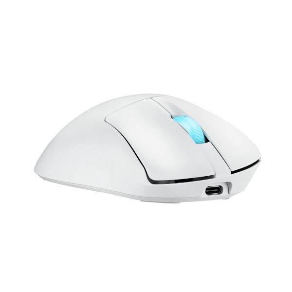 ASUS ROG Keris II Origin WHT muis Gamen Rechtshandig RF Wireless + Bluetooth + USB Type-A Optisch 42000 DPI (90MP04A0-BMUA10) ASUS ROG Keris II Origin WHT muis Gamen Rechtshandig RF Wireless + Bluetooth + USB Type-A Optisch 42000 DPI (90MP04A0-BMUA10)