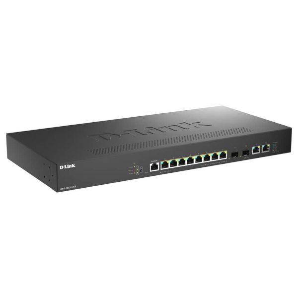 D-Link DMS-1250-12TP/E netwerk-switch Managed 2.5G Ethernet (100/1000/2500) Power over Ethernet (PoE) Zwart (DMS-1250-12TP/E)