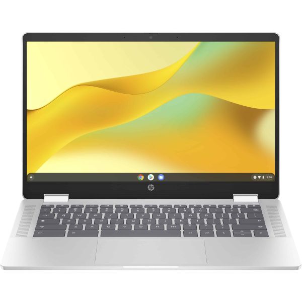 HP Chromebook x360 14b-cd0625nd Intel® N N200 35,6 cm (14") Touchscreen Full HD 8 GB LPDDR5-SDRAM 128 GB eUFS Wi-Fi 6 (802.11ax) ChromeOS Zilver (A2RA9EA#ABH)