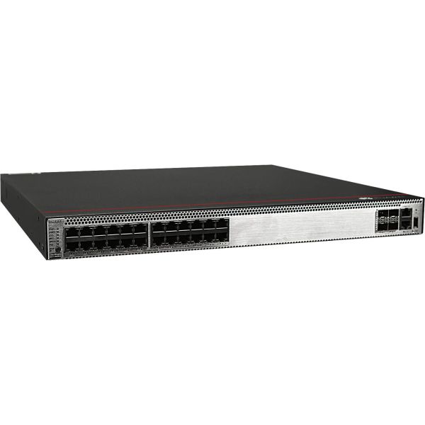 Huawei S5731-S24P4X Managed L3 Gigabit Ethernet (10/100/1000) Power over Ethernet (PoE) 1U Zwart, Zilver (02353AHX-003)