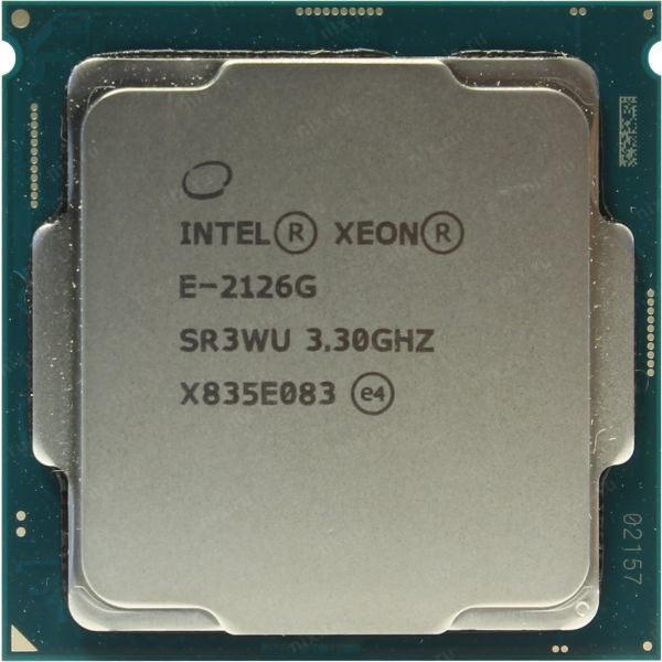 INTEL XEON 6 CORE CPU E-2126G 12MB 3.30GHZ (SR3WU)