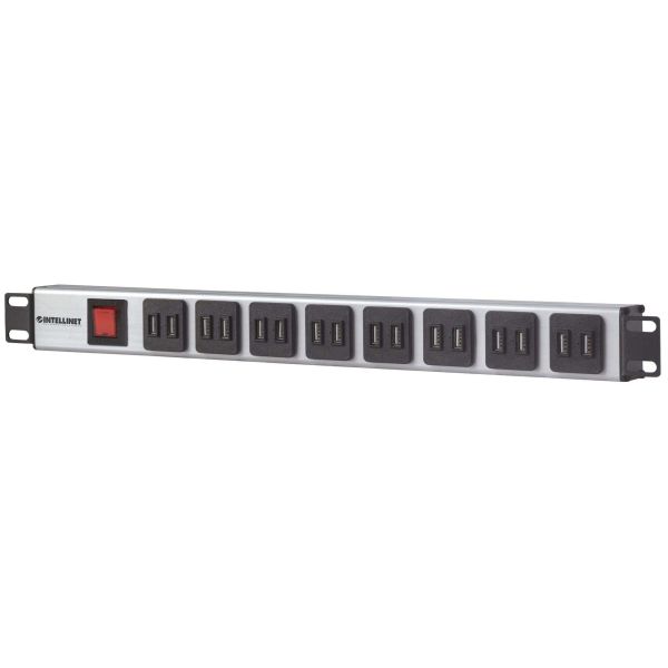 Intellinet 164580 energiedistributie 1U Blauw, Grijs (I-CASE STRIP-U16F) Intellinet 164580 energiedistributie 1U Blauw, Grijs (I-CASE STRIP-U16F)