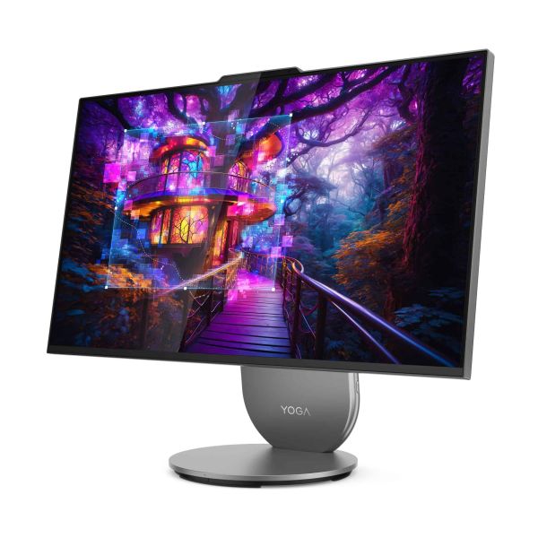 Lenovo Yoga AIO 27IAH10 68,6 cm (27") 2560 x 1440 Pixels Alles-in-één-pc 32 GB LPDDR5x-SDRAM 1 TB SSD NVIDIA GeForce RTX 4050 Windows 11 Pro Wi-Fi 7 (802.11be) Grijs (F0J20024GE)