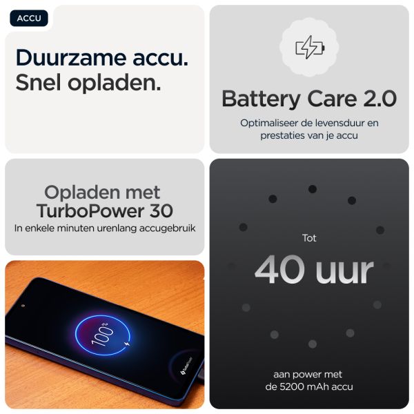 Motorola moto g56 5G 17,1 cm (6.72") Hybride Dual SIM Android 15 USB Type-C 8 GB 256 GB 5200 mAh Zwart