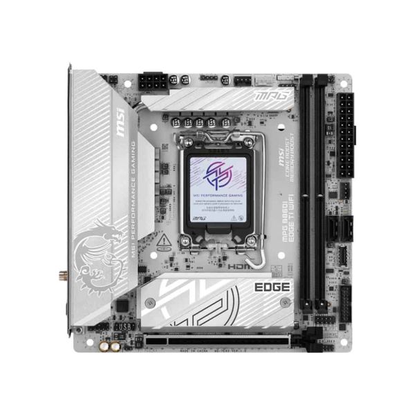 MSI MPG B860I EDGE TI WIFI moederbord Intel B860 LGA 1851 (Socket V1) mini ITX (7E43-001R)