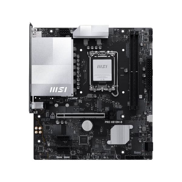 MSI PRO H810M-B moederbord Intel H810 LGA 1851 (Socket V1) micro ATX (7E64-001R)