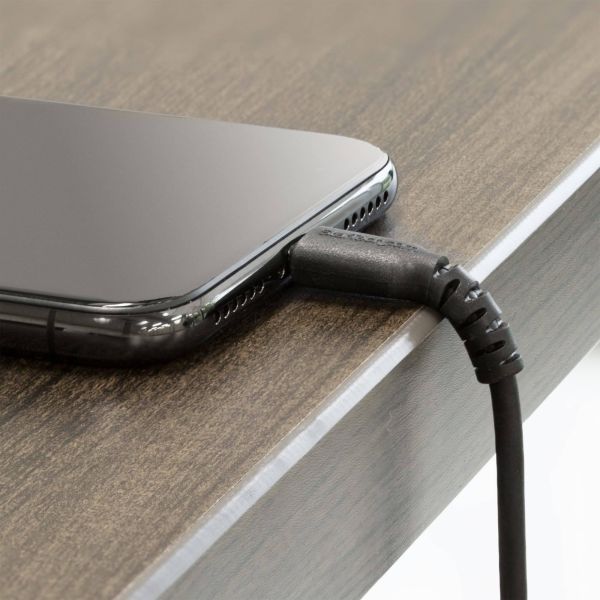 StarTech.com Premium USB-A naar Lightning Kabel 2m Zwart - USB Type A naar Lightning Charge & Sync Oplaadkabel - Verstevigd met Aramide Vezels - Apple MFi Gecertificeerd - iPad Air iPhone 12 (RUSBLTMM2MB)
