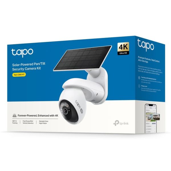 TP-Link Tapo C660 KIT Kogel (vorm) IP-beveiligingscamera Buiten 3840 x 2160 Pixels Plafond/muur (TAPO C660 KIT)