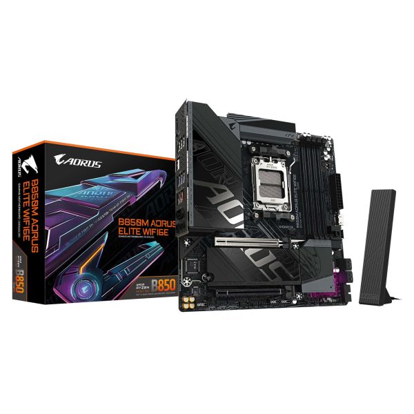 GIGABYTE B850M AORUS ELITE WIFI6E AMD B850 Socket AM5 micro ATX (B850M A ELT WF6E)