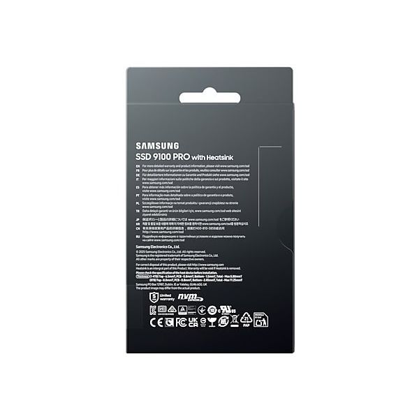 Samsung 9100 PRO 8 TB M.2 PCI Express 5.0 NVMe V-NAND TLC (MZ-VAP8T0CW) 16/16 Samsung 9100 PRO 8 TB M.2 PCI Express 5.0 NVMe V-NAND TLC (MZ-VAP8T0CW)