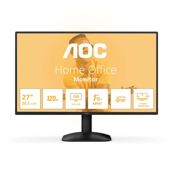 AOC B3 27B31H LED display 68,6 cm (27") 1920 x 1080 Pixels Full HD Zwart (27B31H)