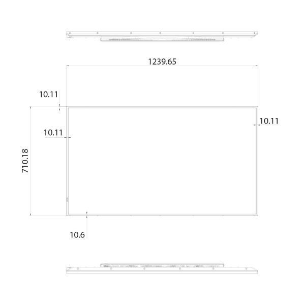 Hisense 55DM66D beeldkrant Digitaal A-kaart 139,7 cm (55") Wifi 500 cd/m² Full HD Zwart Android 11 24/7 (55DM66D)