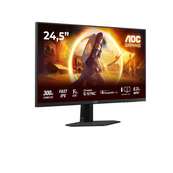 AOC G4 25G4SRE computer monitor 62,2 cm (24.5") 1920 x 1080 Pixels Full HD LED Zwart, Rood (25G4SRE)