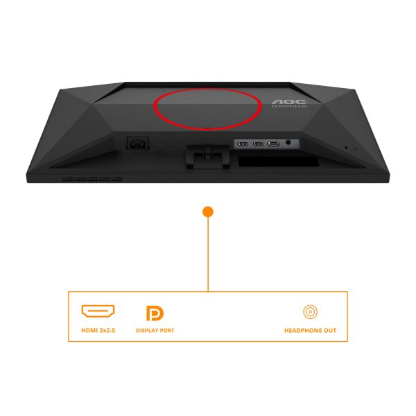 AOC G4 25G4SRE computer monitor 62,2 cm (24.5") 1920 x 1080 Pixels Full HD LED Zwart, Rood (25G4SRE) AOC G4 25G4SRE computer monitor 62,2 cm (24.5") 1920 x 1080 Pixels Full HD LED Zwart, Rood