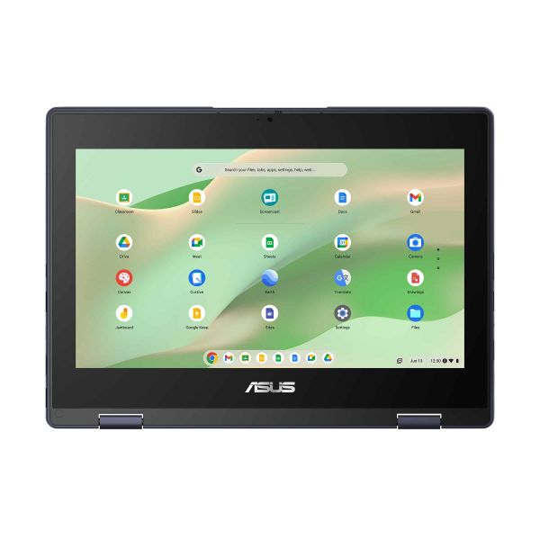 ASUS Chromebook CR11 Flip CR1104FTA-NS0086 Intel® N N150 29,5 cm (11.6") Touchscreen HD 8 GB LPDDR5-SDRAM 64 GB eMMC Wi-Fi 6 (802.11ax) ChromeOS US International Grijs (90NX08W1-M002S0)