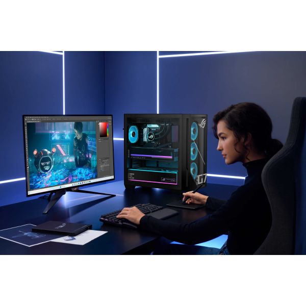 ASUS ROG G700 G700TF-09285K060W Intel Core Ultra 9 285K 64 GB DDR5-SDRAM 2 TB SSD NVIDIA GeForce RTX 5080 Windows 11 Home Tower PC Zwart (90PF0561-M00B10)