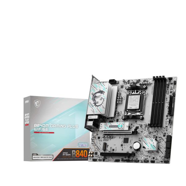 MSI B840M GAMING PLUS WIFI6E moederbord AMD B840 Socket AM5 micro ATX (B840MGMNGPLSWIFI6E)