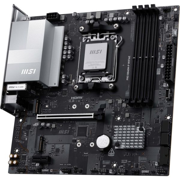 MSI PRO B840M-P WIFI6E moederbord AMD B840 Socket AM5 micro ATX (PRO B840M-P WIFI6E)