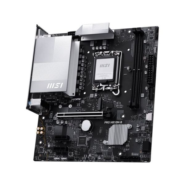 MSI PRO H810M-B moederbord Intel H810 LGA 1851 (Socket V1) micro ATX (PRO H810M-B)