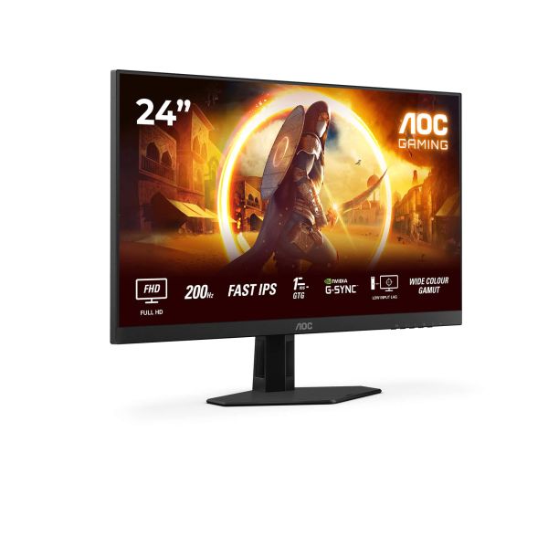 AOC G4 24G4HRE computer monitor 60,5 cm (23.8") 1920 x 1080 Pixels Full HD LED Zwart, Rood (24G4HRE)