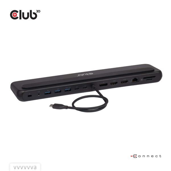 CLUB3D CSV-2541 laptop dock & poortreplicator Docking USB 3.2 Gen 1 (3.1 Gen 1) Type-C Zwart (CSV-2541)