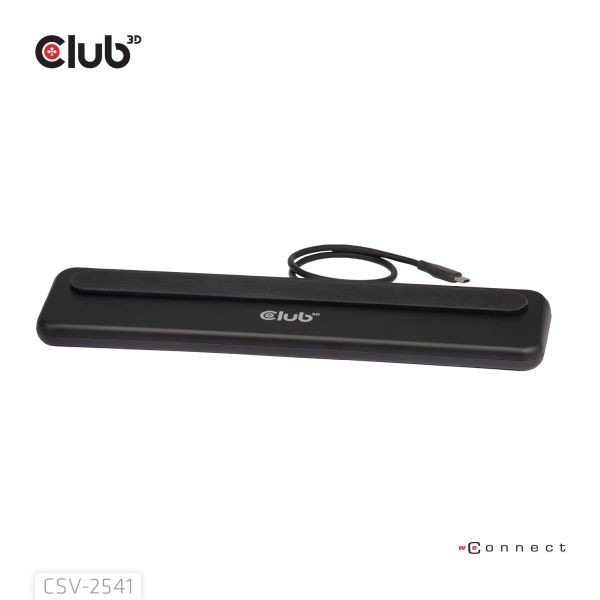 CLUB3D CSV-2541 laptop dock & poortreplicator Docking USB 3.2 Gen 1 (3.1 Gen 1) Type-C Zwart (CSV-2541)