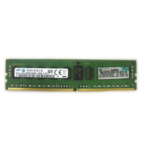 HP 8GB (1*8GB) 1RX4 PC4-17000P-R DDR4-2133MHZ RDIMM (726718-B21)