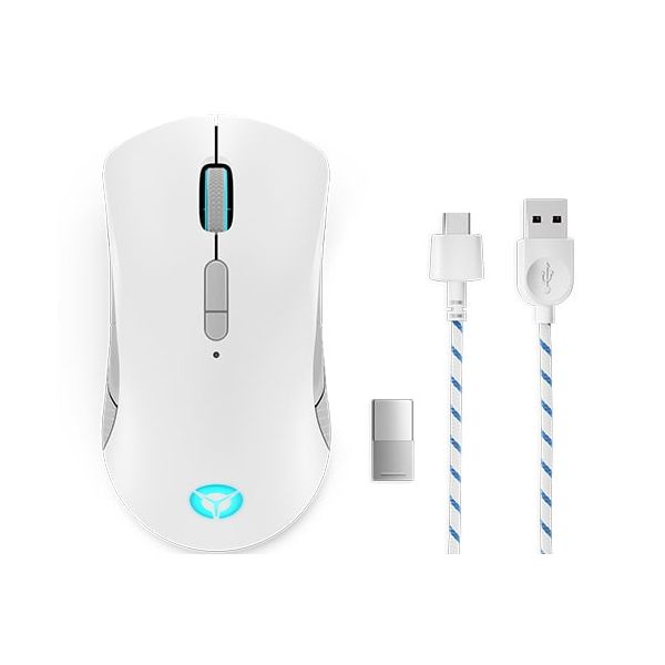 Lenovo Legion M600 Wireless Gaming muis Gamen Ambidextrous RF Wireless + Bluetooth + USB Type-A Optisch 16000 DPI (GY51C96033)