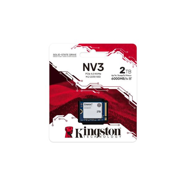 Kingston Technology 2000G NV3 M.2 2230 NVMe SSD (SNV3SM3/2T0) 15/16 Kingston Technology 2000G NV3 M.2 2230 NVMe SSD (SNV3SM3/2T0)