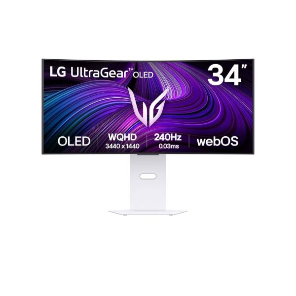 LG 34GX90SA-W computer monitor 86,4 cm (34") 3440 x 1440 Pixels Wide Quad HD OLED Wit (34GX90SA-W)