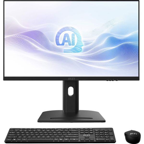 MSI Modern AM273QP AI 1UMG-221AT Intel Core Ultra 7 155H 68,6 cm (27") 2560 x 1440 Pixels Alles-in-één-pc 32 GB DDR5-SDRAM 1 TB SSD Windows 11 Pro Wi-Fi 6E (802.11ax) Zwart (00AF0111-221)