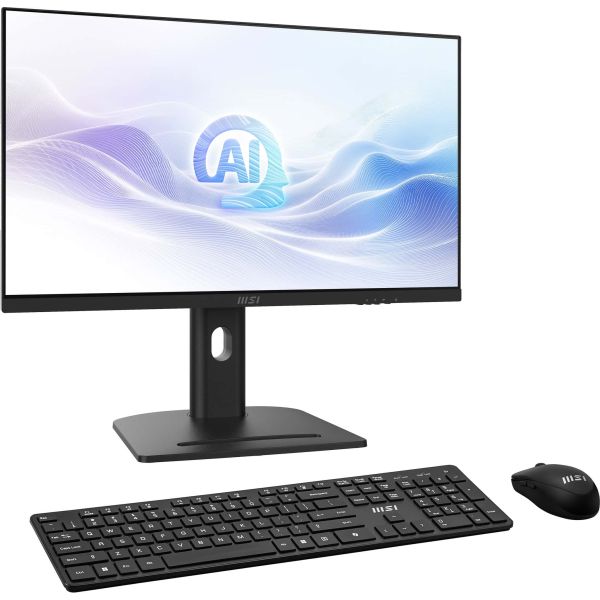 MSI Modern AM273QP AI 1UMG-221AT Intel Core Ultra 7 155H 68,6 cm (27") 2560 x 1440 Pixels Alles-in-één-pc 32 GB DDR5-SDRAM 1 TB SSD Windows 11 Pro Wi-Fi 6E (802.11ax) Zwart (00AF0111-221)