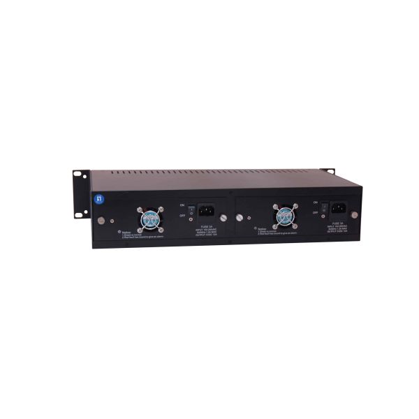 LevelOne CVH-2000 netwerkchassis Zwart (CVH-2000)