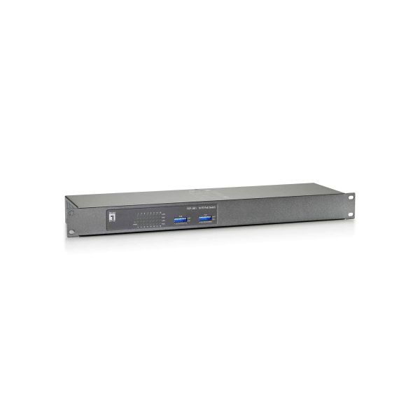 LevelOne FEP-1601 netwerk-switch Fast Ethernet (10/100) Power over Ethernet (PoE) Grijs, Metallic (FEP-1601)
