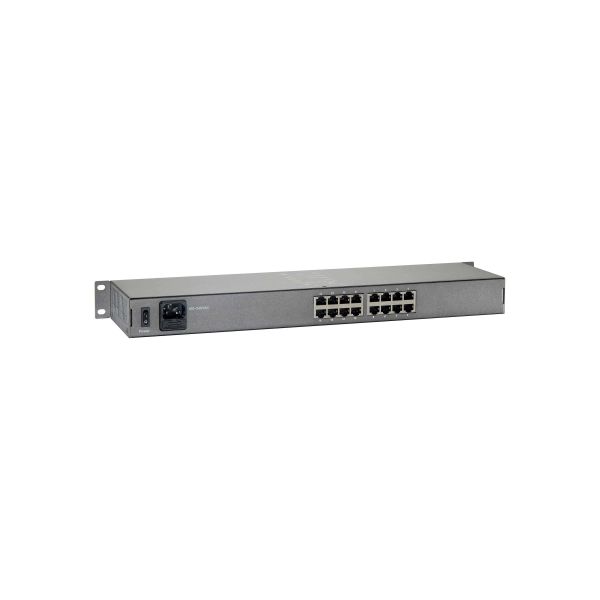 LevelOne FEP-1601 netwerk-switch Fast Ethernet (10/100) Power over Ethernet (PoE) Grijs, Metallic (FEP-1601)