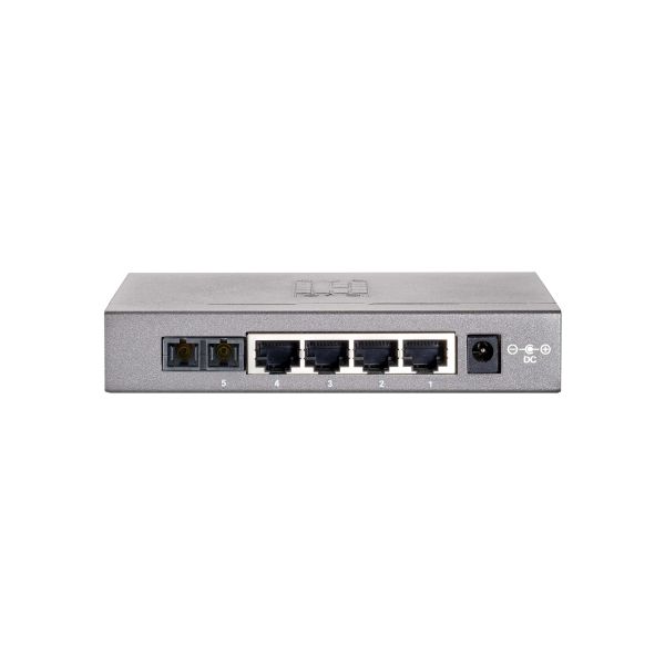 LevelOne FEU-0511 netwerk-switch Fast Ethernet (10/100) Zwart, Grijs (FEU-0511)