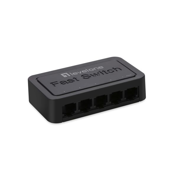 LevelOne FEU-0512 netwerk-switch Unmanaged Fast Ethernet (10/100) Zwart (FEU-0512)