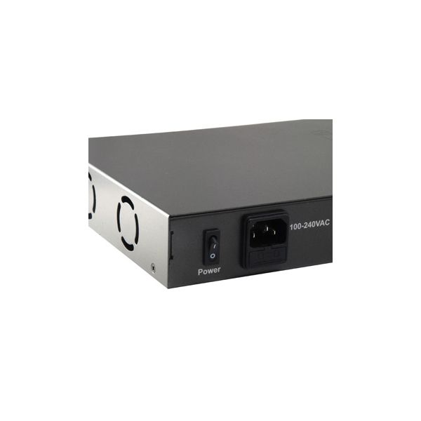 LevelOne FGP-2602W380 netwerk-switch Unmanaged Fast Ethernet (10/100) Power over Ethernet (PoE) Zwart (FGP-2602W380)