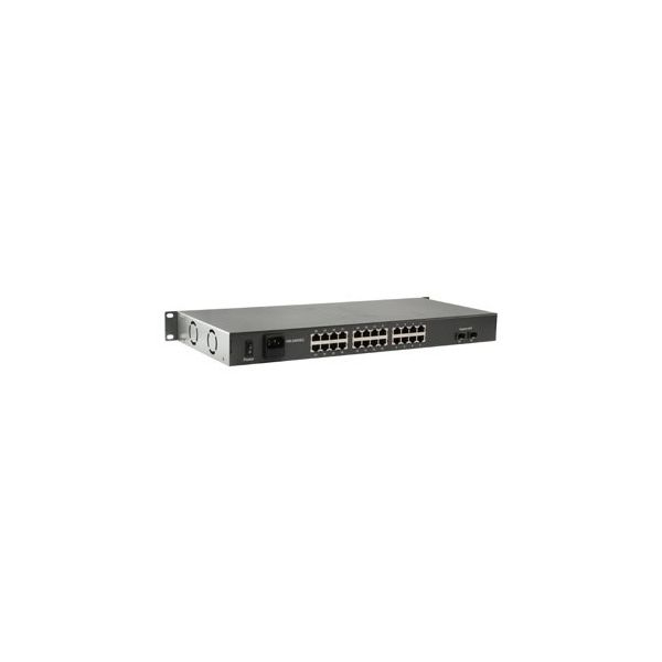 LevelOne FGP-2602W380 netwerk-switch Unmanaged Fast Ethernet (10/100) Power over Ethernet (PoE) Zwart (FGP-2602W380)