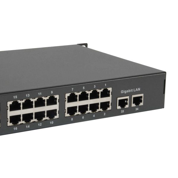 LevelOne FGP-3400W250 netwerk-switch Unmanaged Fast Ethernet (10/100) Power over Ethernet (PoE) Zwart (FGP-3400W250)