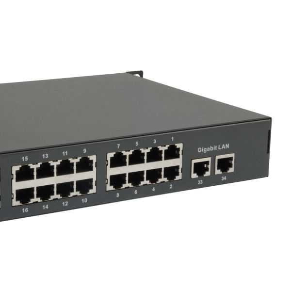 LevelOne FGP-3400W250 netwerk-switch Unmanaged Fast Ethernet (10/100) Power over Ethernet (PoE) Zwart (FGP-3400W250)