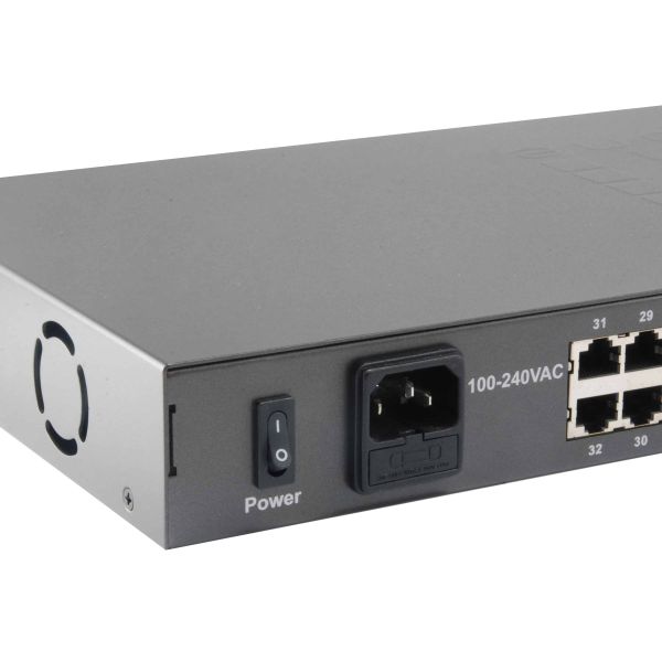 LevelOne FGP-3400W380 netwerk-switch Unmanaged Fast Ethernet (10/100) Power over Ethernet (PoE) Zwart (FGP-3400W380)